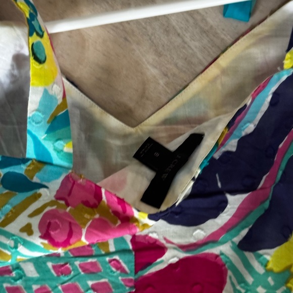 J.Crew tie-shoulder peplum top in seaside floral print size 6 - Picture 7 of 7